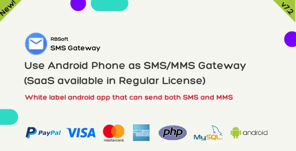 SMS Gateway - Use Your Android Phone as SMS/MMS Gateway (SaaS) Nulled