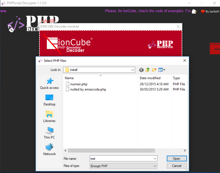 ioncube decoder php 5.6