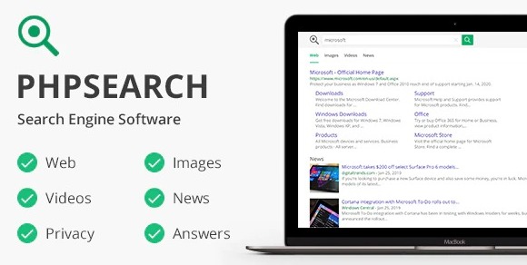 phpSearch v5.0.1 Nulled - Search Engine Platform